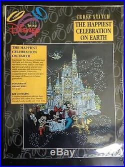 The Art Of Disney Cross Stitch Kit Happiest Celebration On Earth Castle NIP