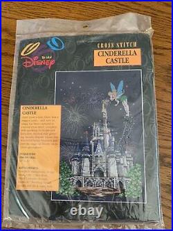 The Art of Disney Cinderella Castle Cross Stitch Kit Sealed Rare OOP