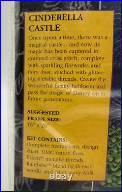 The Art of Disney Cross Stitch Kit Cinderella CastleTorn Package/Still Sealed