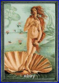 The Birth of Venus Riolis Counted Cross Stitch Kit with14 Ct. Aida New