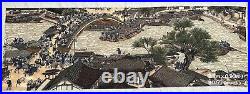 The Cross-Stitch Embroidery of the Riverside Scene at Qingming Festival