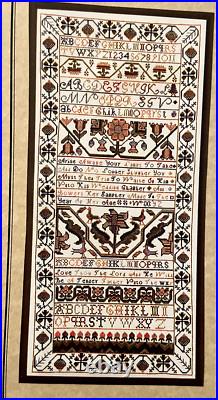 The Examplarery Ann Bowers Sampler cross stitch sampler kit NEW The Examplarery Ann Bowers Sampler cross stitch sampler kit NEW