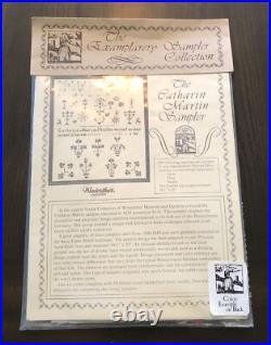 The Examplarery The Catherin Martin Sampler Cross Stitch Kit NEW RARE & HTF