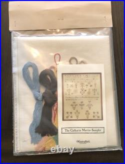 The Examplarery The Catherin Martin Sampler Cross Stitch Kit NEW RARE & HTF