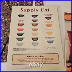 The Frosted Pumpkin Stitchery Maple Lane Full Cross Stitch Kit New OOP Rare