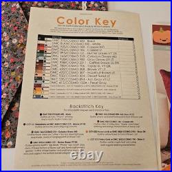 The Frosted Pumpkin Stitchery Maple Lane Full Cross Stitch Kit New OOP Rare