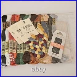 The Frosted Pumpkin Stitchery Maple Lane Full Cross Stitch Kit New OOP Rare