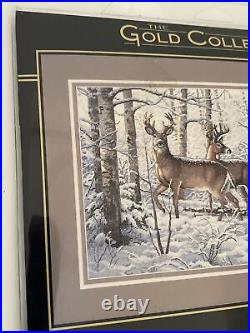 The Gold Collection Cross Stitch Kit Woodland Winter Dimensions 35130 2004 Vntg