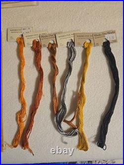 The Goode Huswife Cross Stitch Kit Jack The Halloween Cat Chart, Floss, Material