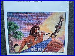 The LION KING Thomas Kinkade Disney Dreams Counted Cross Stitch 52556 5x7