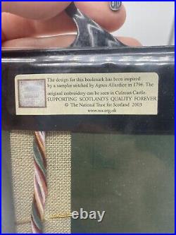 The National Trust for Scotland Needlework Cross Stitch Bookmark NEW Rare Kit