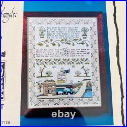 The Scarlet Letter Kit Mary Ann MacDonald 1821 Reproduction Silk Cross Stitch
