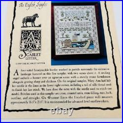 The Scarlet Letter Kit Mary Ann MacDonald 1821 Reproduction Silk Cross Stitch