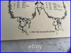 The Scarlet Letter THE MARTHA SMITH SAMPLER Counted Cross Stitch Kit Musty