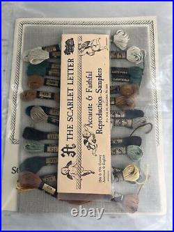 The Scarlet Letter THE MARTHA SMITH SAMPLER Counted Cross Stitch Kit Musty