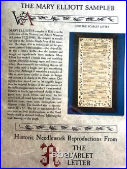 The Scarlet Letter- The Mary Elliot Reproduction Sampler Kit