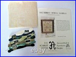 The Scarlet Letter The Meriah Howell Sampler Cross Stitch Kit Limited Edition BN The Scarlet Letter The Meriah Howell Sampler Cross Stitch Kit Limited Edition BN