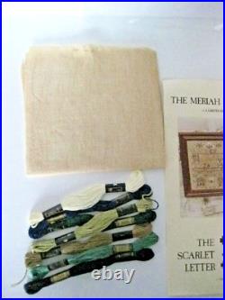 The Scarlet Letter The Meriah Howell Sampler Cross Stitch Kit Limited Edition BN The Scarlet Letter The Meriah Howell Sampler Cross Stitch Kit Limited Edition BN