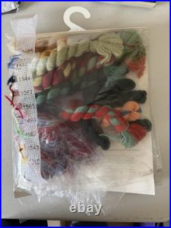 The Stitchery needlepoint kit, Medieval Flowers New And Complete
