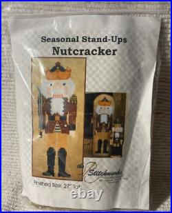 The Stitchworks- Seasonal Stand-Ups Nutcracker Cross Stitch Kit-Rare to Find The Stitchworks- Seasonal Stand-Ups Nutcracker Cross Stitch Kit-Rare to Find