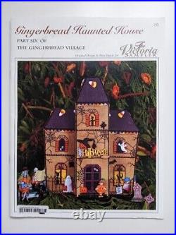 The Victoria Sampler #153 Gingerbread Haunted House + Linen + Accessory Pack