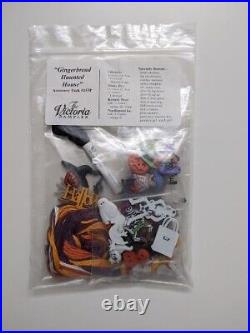 The Victoria Sampler #153 Gingerbread Haunted House + Linen + Accessory Pack