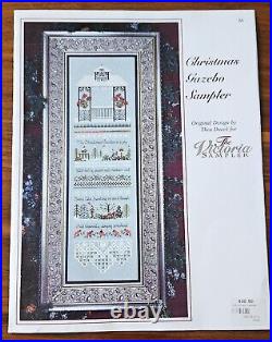 The Victoria Sampler Christmas Gazebo Sampler Cross Stitch Chart With