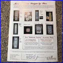 The Victoria Sampler Heirloom Nativity Sampler 2 Accessory Packs Thea Dueck