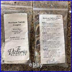The Victoria Sampler Heirloom Nativity Sampler 2 Accessory Packs Thea Dueck