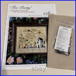 The Victoria Sampler TEA PARTY Cosy & Cup Pincushion Cross Stitch KitThea Dueck