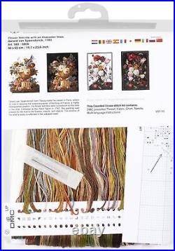 Thea Gouverneur Counted Cross Stitch Kit Flower Still-Life with an Alabas