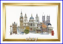 Thea Gouverneur Counted Cross Stitch Kit London Aida 18 Count Embro