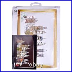 Thea Gouverneur Counted Cross Stitch Kit London Aida Black 18 Count