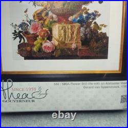 Thea Gouverneur Cross Stitch Kit 580A Flower Still Life Alabaster Vase Sealed