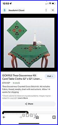 Thea Gouverneur Cross Stitch Kit Card Deck