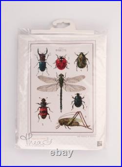 Thea Gouverneur Cross Stitch Kit Insects Counted Aida 14 Embroidery DMC Supplies