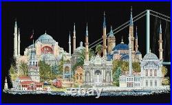 Thea Gouverneur Istanbul Counted Cross Stitch Kit (Black Aida)