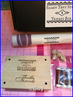 Thistle Threads Silken Tent Stitch Trinket Box complete kit