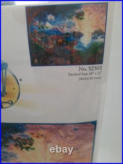 Thomas Kinkade Disney Collection Pinocchio Wishes Upon A Star Cross Stitch Kit