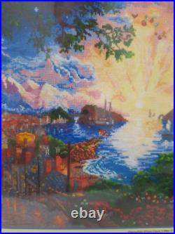 Thomas Kinkade Disney Collection Pinocchio Wishes Upon A Star Cross Stitch Kit