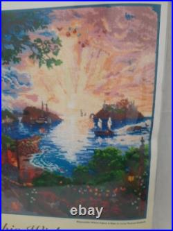 Thomas Kinkade Disney Collection Pinocchio Wishes Upon A Star Cross Stitch Kit