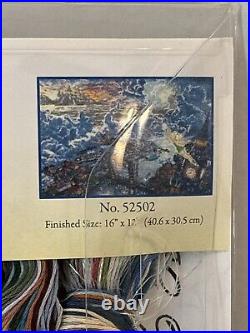 Thomas Kinkade Disney Collection Tinker Bell & Peter Pan Fly Cross Stitch Kit