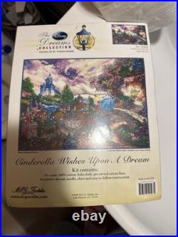 Thomas Kinkade Disney Dream Cinderella Wishes Upon Dream Cross Stitch #52503
