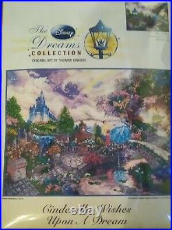 Thomas Kinkade Disney Dreams Collection Cross Stitch Kit CINDERELLA 16 x 12