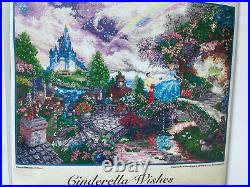 Thomas Kinkade Disney Dreams Collection Cross Stitch Kit CINDERELLA WISHES UPON