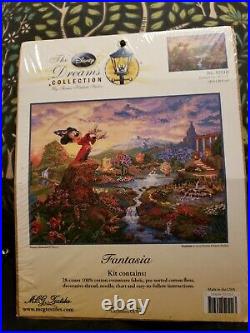 Thomas Kinkade Disney Dreams Fantasia Cross Stitch Kit