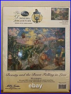 Thomas Kinkade The Disney Dreams Collection Beauty Cross Stitch 52505 16X12