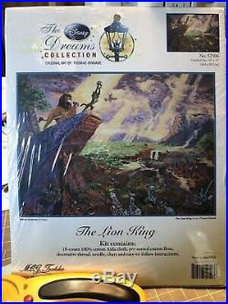 Thomas Kinkade The Disney Dreams Collection The Lion King Cross Stitch 52506