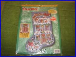 Twas the Night Before Christmas Bucilla Cross Stitch 18 Stocking New Kit #84099