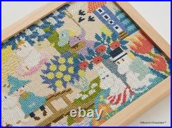 US Tax Paid Moomin Cross Stitch Kit On the Bridge CF9831 No Frame NEW